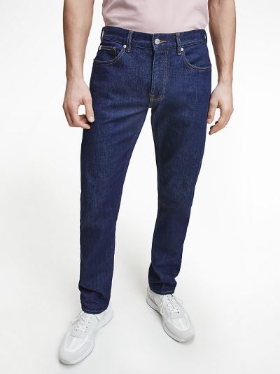 Calvin Klein Ruhák HU817434 | Calvin Klein Slim Férfi Farmernadrág Kék